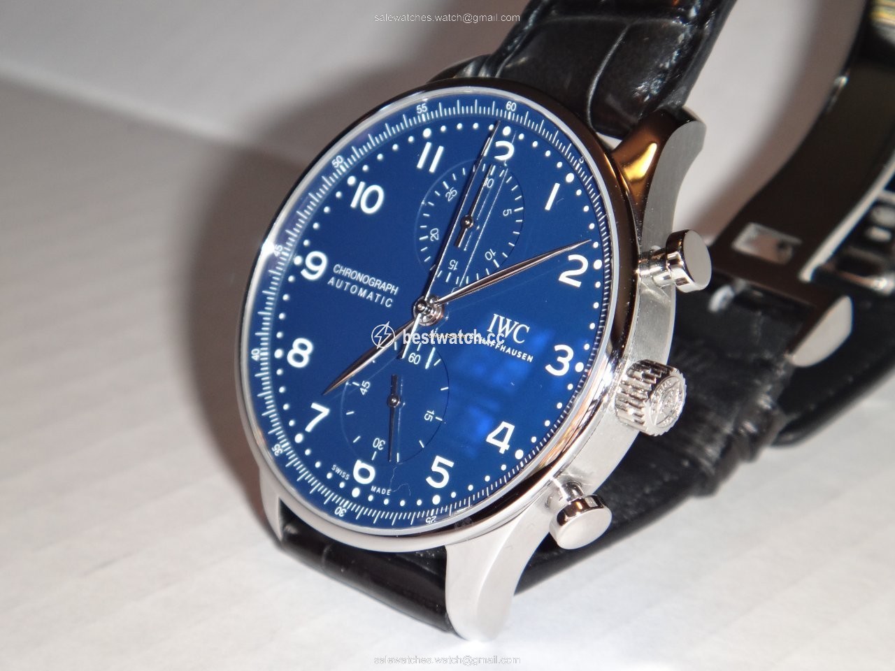 IMG_9085 IWC Portuguese Chronograph Mens watch Unisex Automatic Steel IW371601 Replica 2