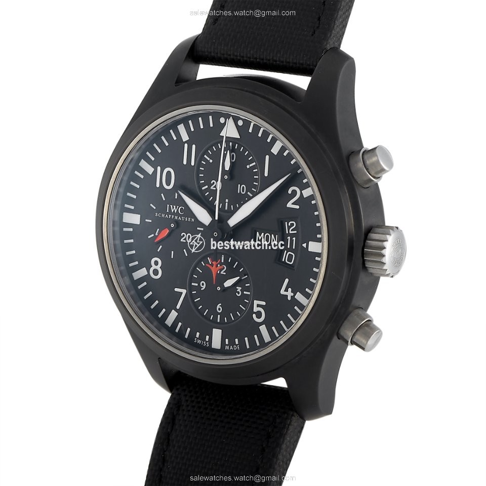 IMG_9085 IWC Pilot Chronograph Top Gun Mens watch Unisex Automatic 3880 Replica 2