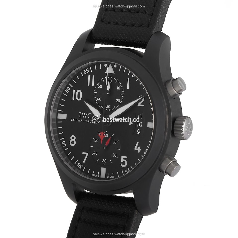 IMG_9085 IWC Pilot Chronograph Top Gun Mens watch Unisex Automatic IW388001 Replica 2