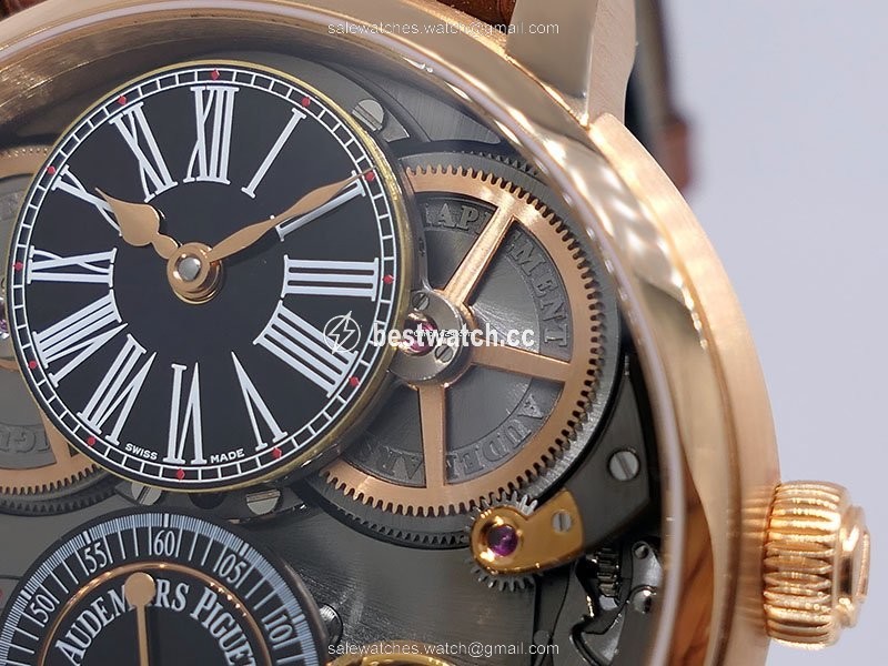 IMG_9085 Audemars Piguet Jules Audemars Mens watch Unisex Manual winding Rose gold 26153OR00.D088CR.01 Replica 2