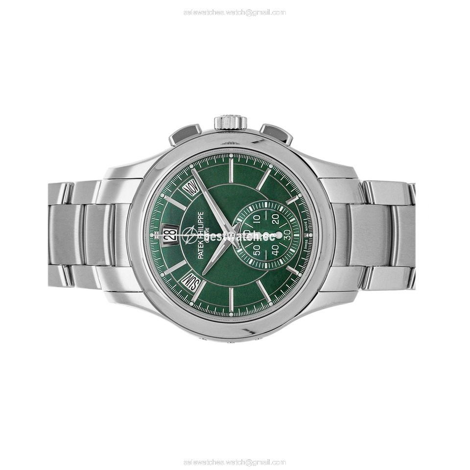IMG_9085 Patek Philippe Annual Calendar Chronograph Mens watch Unisex Automatic Steel 5905 1A-001 Replica 2