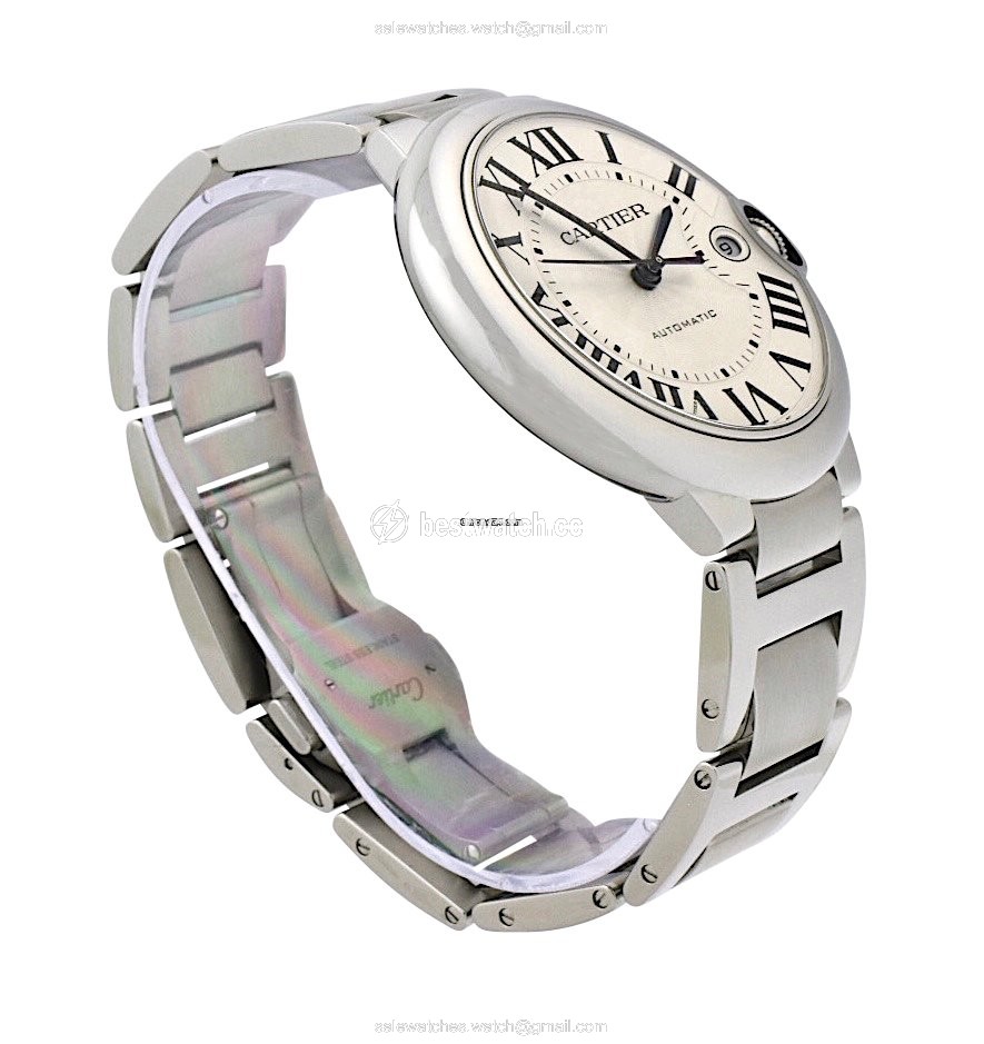 IMG_9085 Cartier Ballon Bleu 42mm Mens watch Unisex Automatic Steel WSBB0049 Replica 2