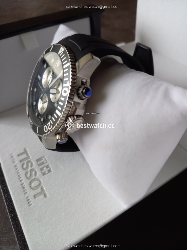 Tissot Seastar 1000 Mens watch Unisex Quartz Steel T120.417.17.051.00 Replica 2