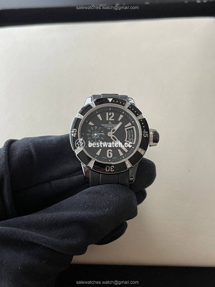 IMG_9085 Jaeger-LeCoultre Master Compressor Diving GMT Womens watch Automatic Ceramic 161.l.61.S Replica 2