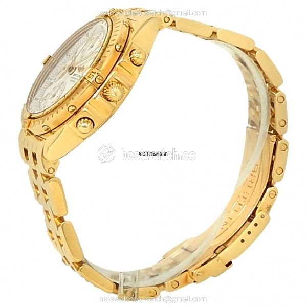 IMG_9085 Breitling Chronomat Mens watch Unisex Automatic Yellow gold K13352 Replica 2