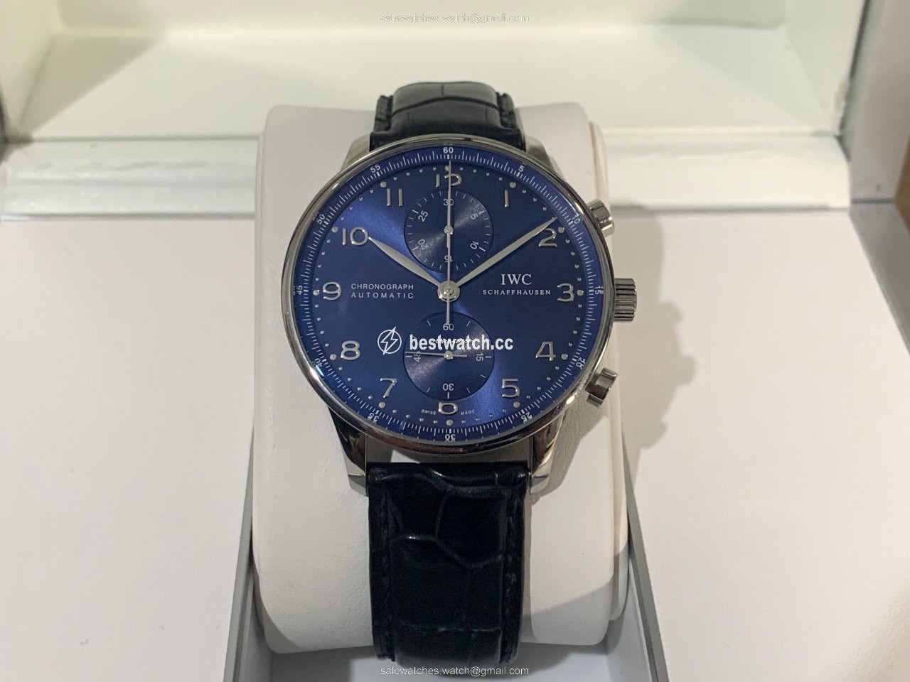 IMG_9085 IWC Portuguese Chronograph Mens watch Unisex Automatic Steel IW371491 Replica 2