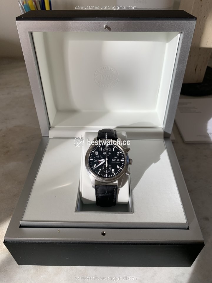 IMG_9085 IWC Pilot Chronograph Mens watch Unisex Automatic Steel IW371701 Replica 2