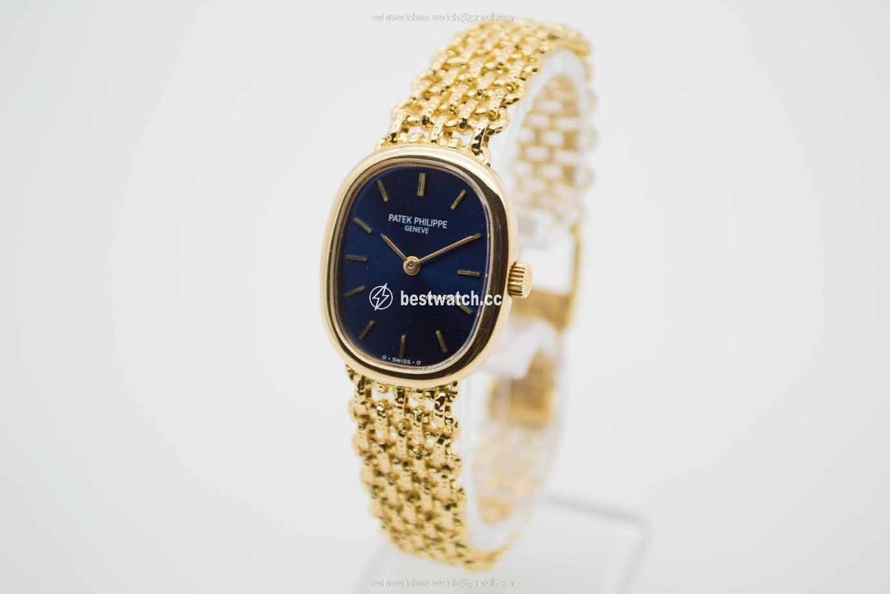 IMG_9085 Patek Philippe Golden Ellipse Womens watch Manual winding Yellow gold 4564 Replica 2