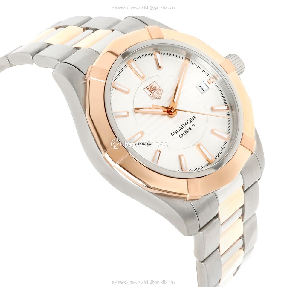 TAG Heuer Aquaracer Lady Mens watch Unisex Automatic Gold Steel WAP2150.BD0885 Replica 2