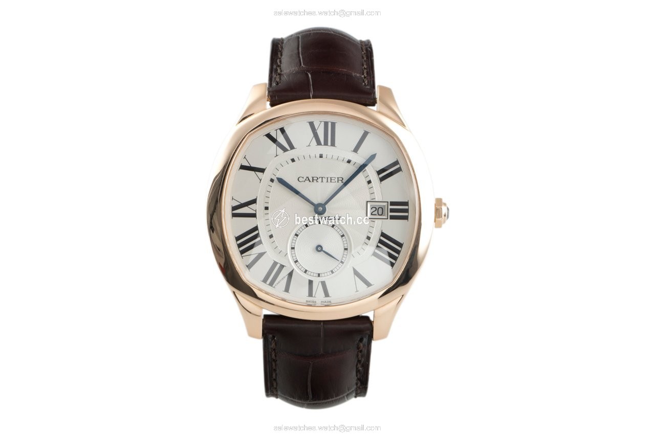 IMG_9085 Cartier Drive de Cartier Mens watch Unisex Automatic Red gold WGNM0003 Replica 2