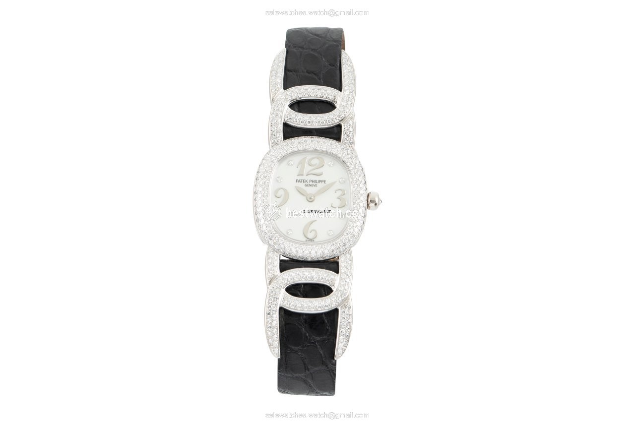 IMG_9085 Patek Philippe Golden Ellipse Womens watch Quartz White gold 4832 Replica 2