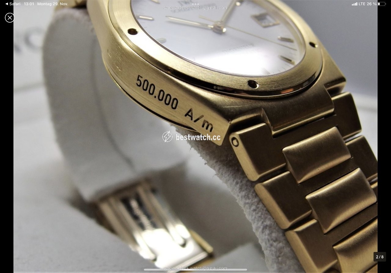 IMG_9085 IWC Ingenieur Automatic Mens watch Unisex Automatic Yellow gold IW9238 Replica 2