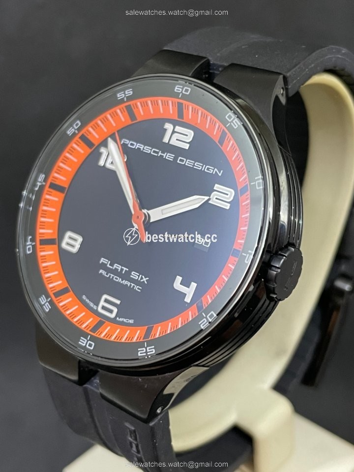 Porsche Design Flat Six Mens watch Unisex Automatic Steel P6350 Replica 2