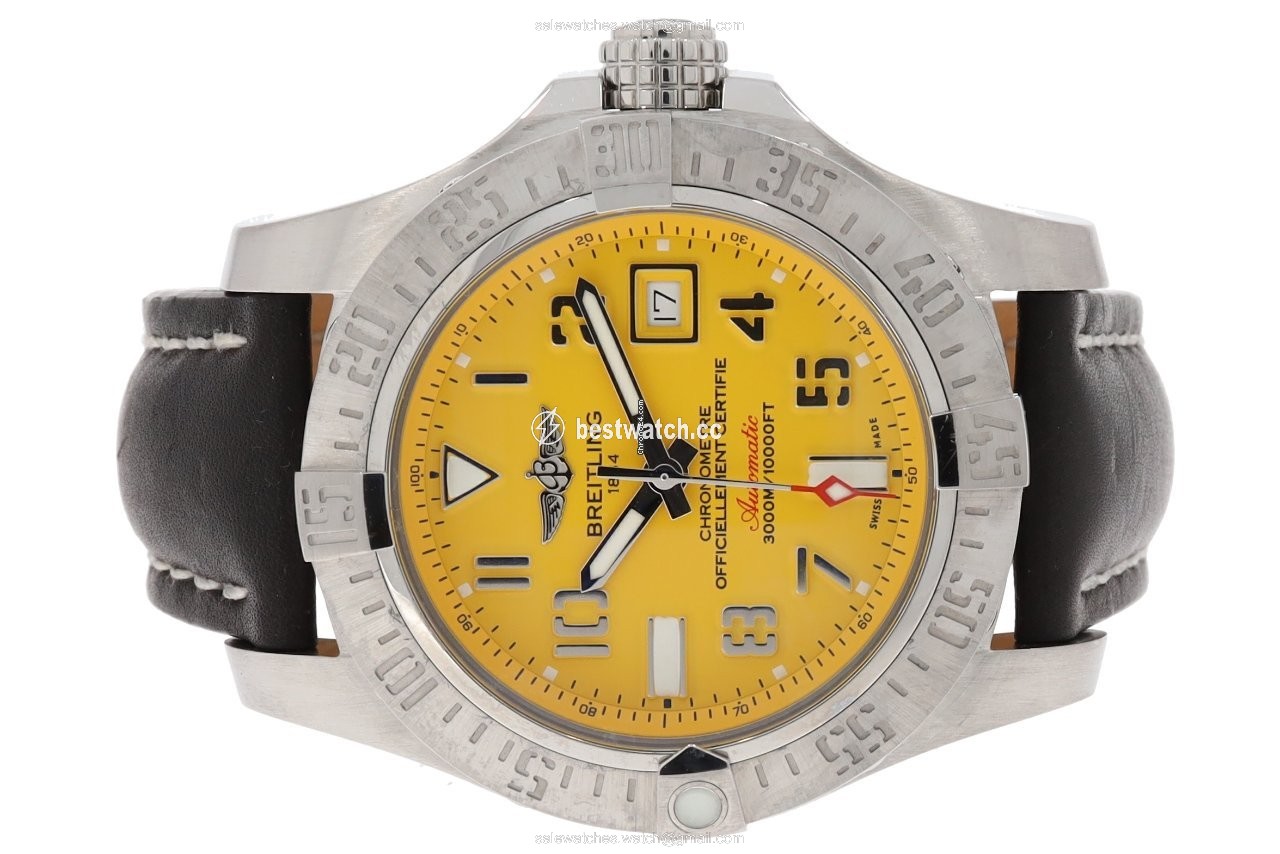 IMG_9085 Breitling Avenger II Seawolf Mens watch Unisex Automatic Steel A1733110 I519 169A Replica 2