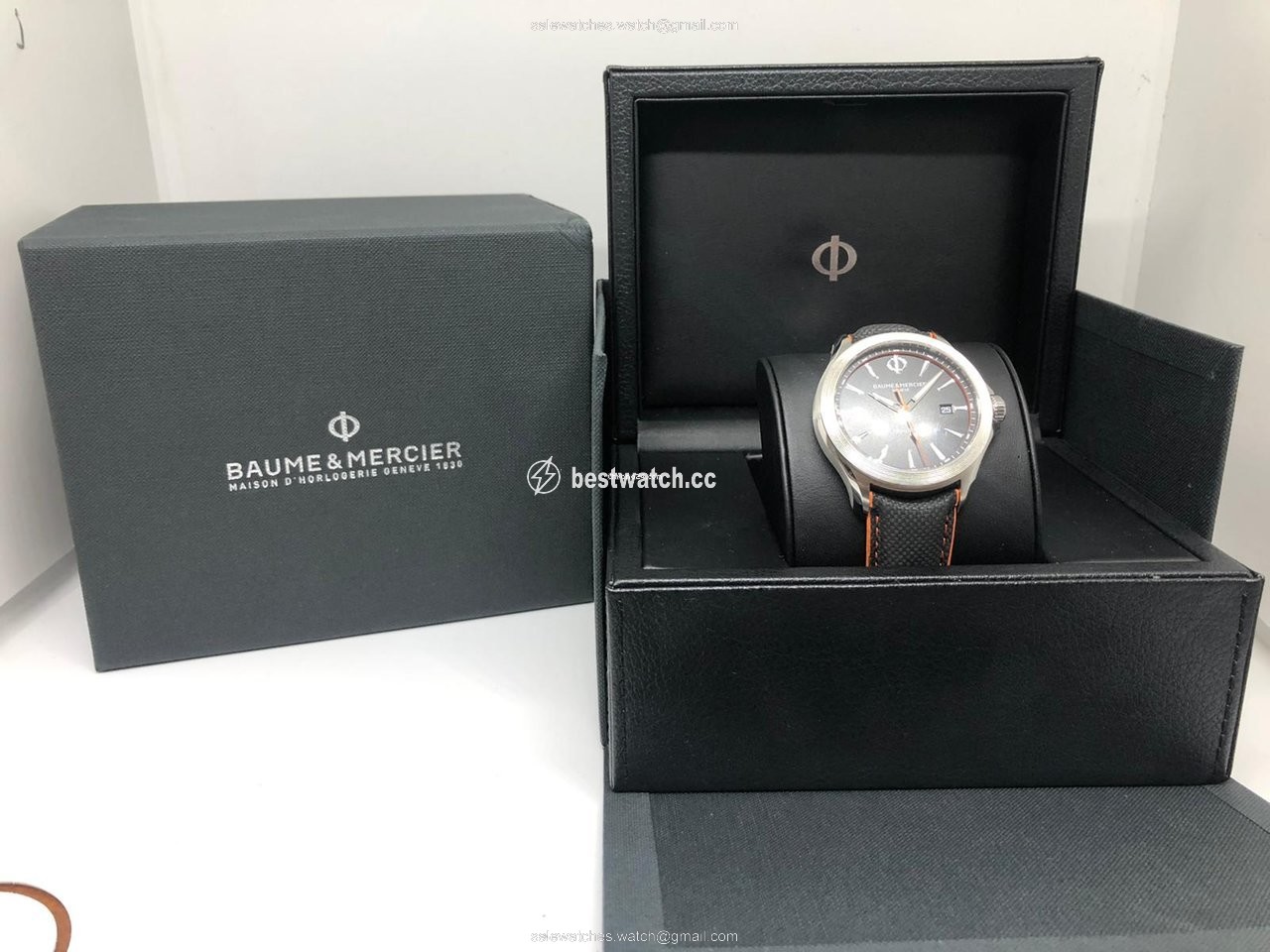 Baume & Mercier Clifton Mens watch Unisex Quartz Steel M0A10410 Replica 2