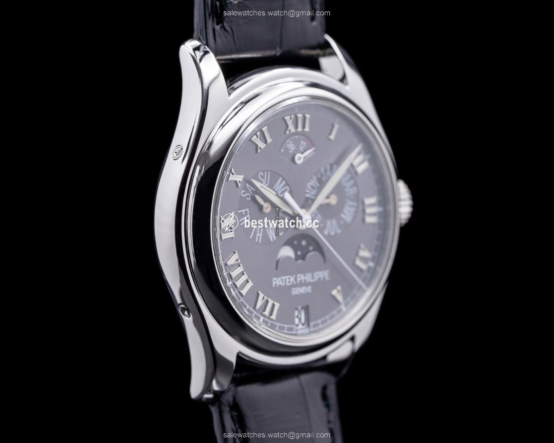 IMG_9085 Patek Philippe Annual Calendar Mens watch Unisex Automatic Platinum 5056P-001 Replica 2