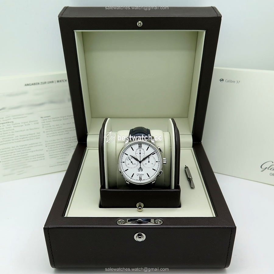 Glashutte Original Senator Chronograph Panorama Date Automatic Steel 1-37-01-05-02-33 Replica 2