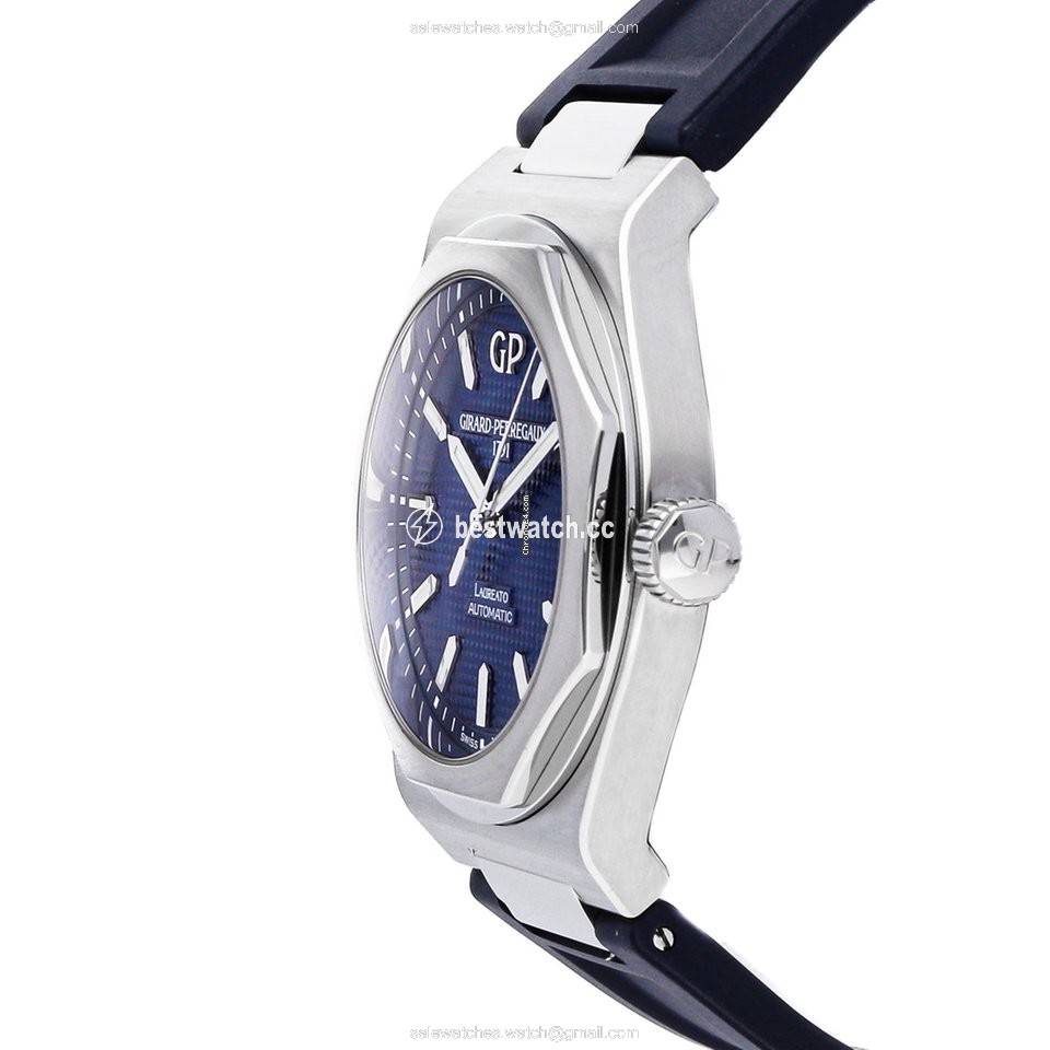 IMG_9085 Girard Perregaux Laureato Mens watch Unisex Automatic Steel 81010-11-431-BB6A Replica 2