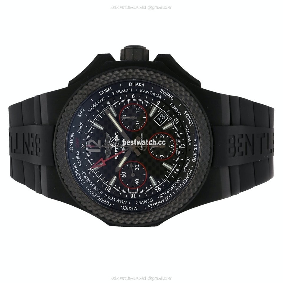 IMG_9085 Breitling Bentley B04 GMT Mens watch Unisex Automatic Carbon NB0434E5 BE94 Replica 2