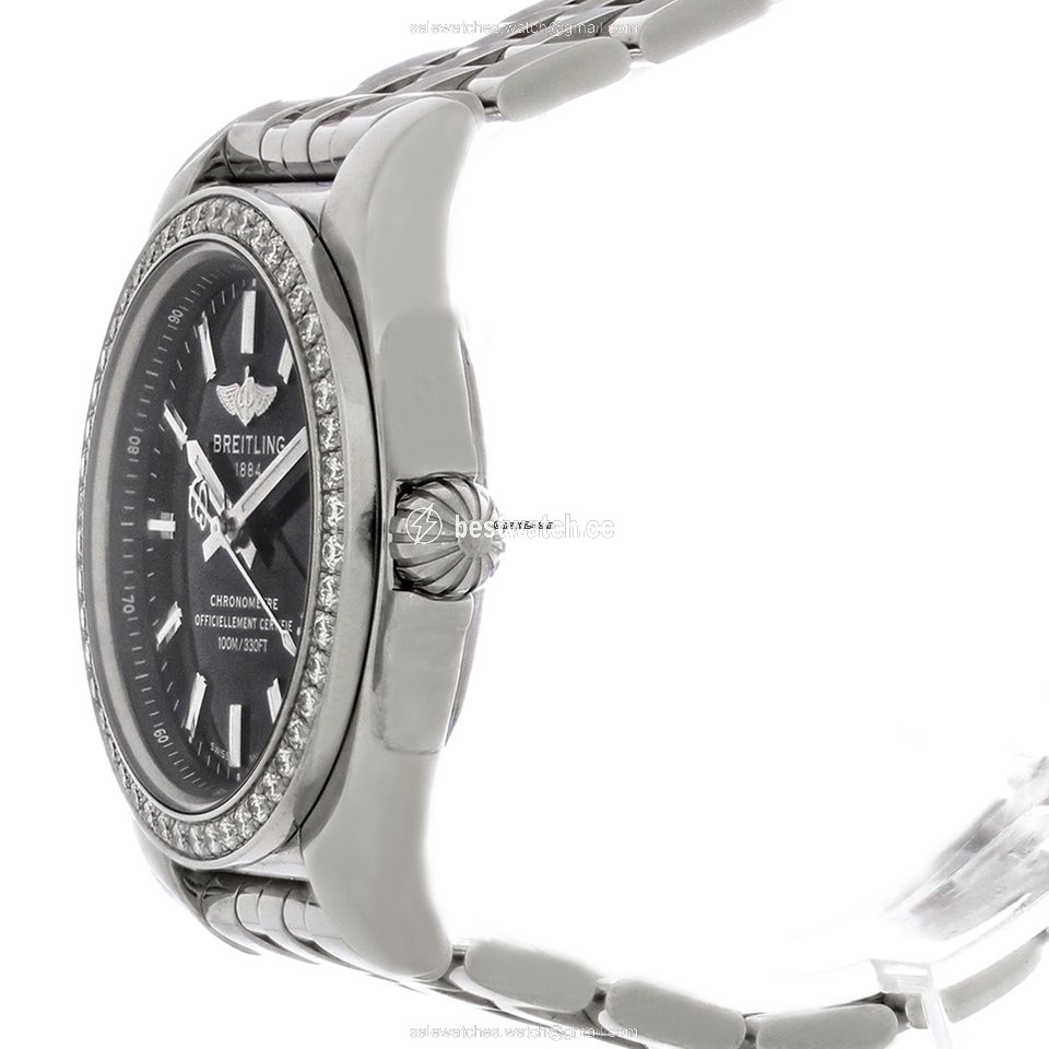 IMG_9085 Breitling Galactic 36 Womens watch Quartz Steel A7433053 BE08-376A Replica 2