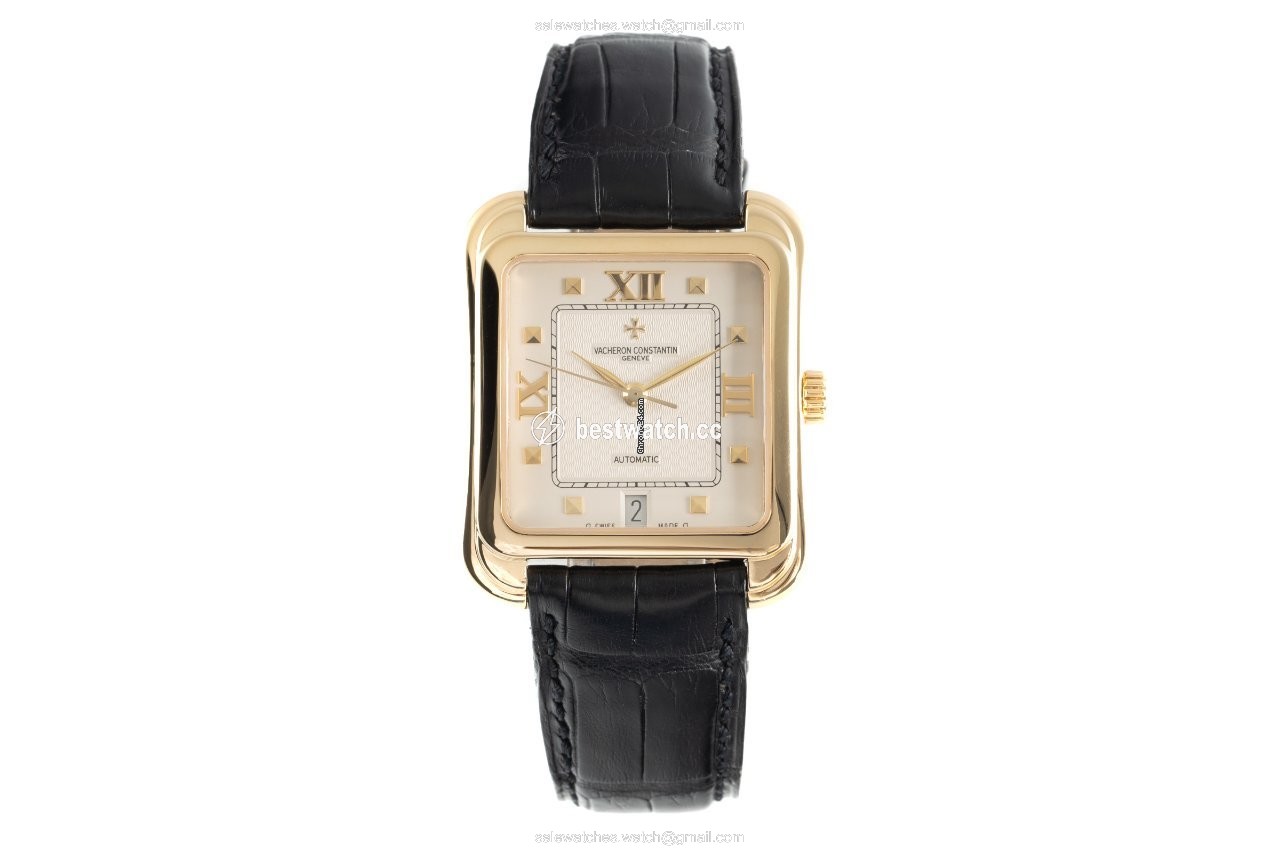 IMG_9085 Vacheron Constantin Historiques Mens watch Unisex Automatic Yellow gold 42100 000J Replica 2