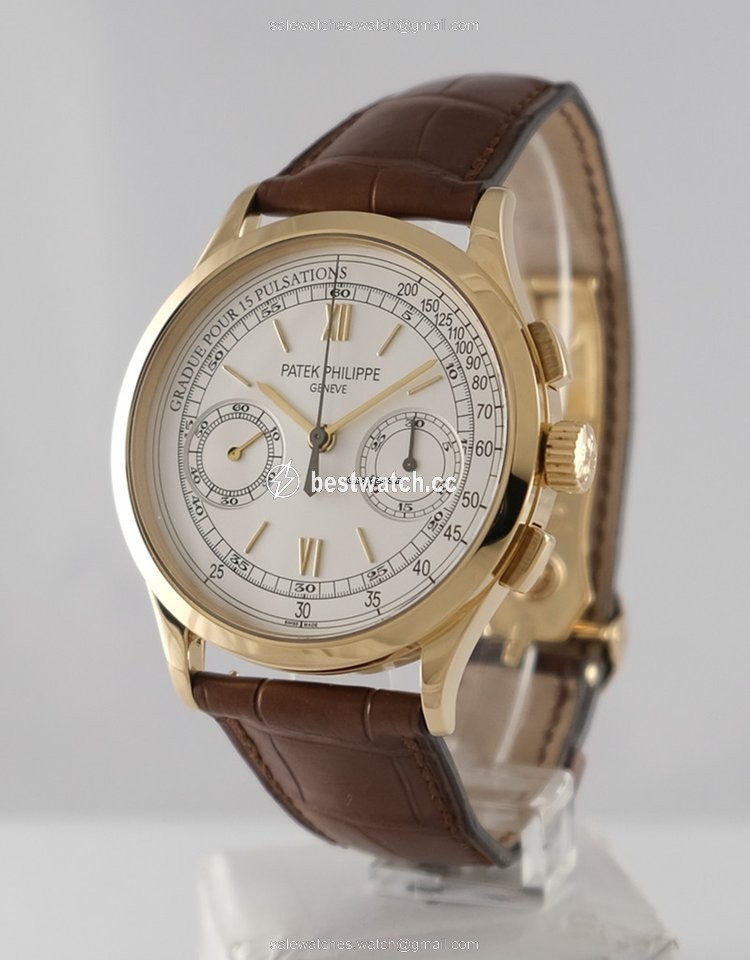 IMG_9085 Patek Philippe Chronograph Mens watch Unisex Manual winding Yellow gold 5170 j -001 Replica 2