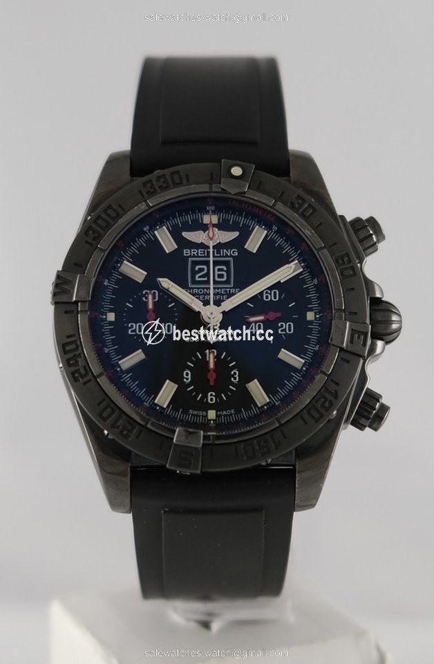 Breitling Blackbird Mens watch Unisex Automatic Steel M 44359 Replica 2