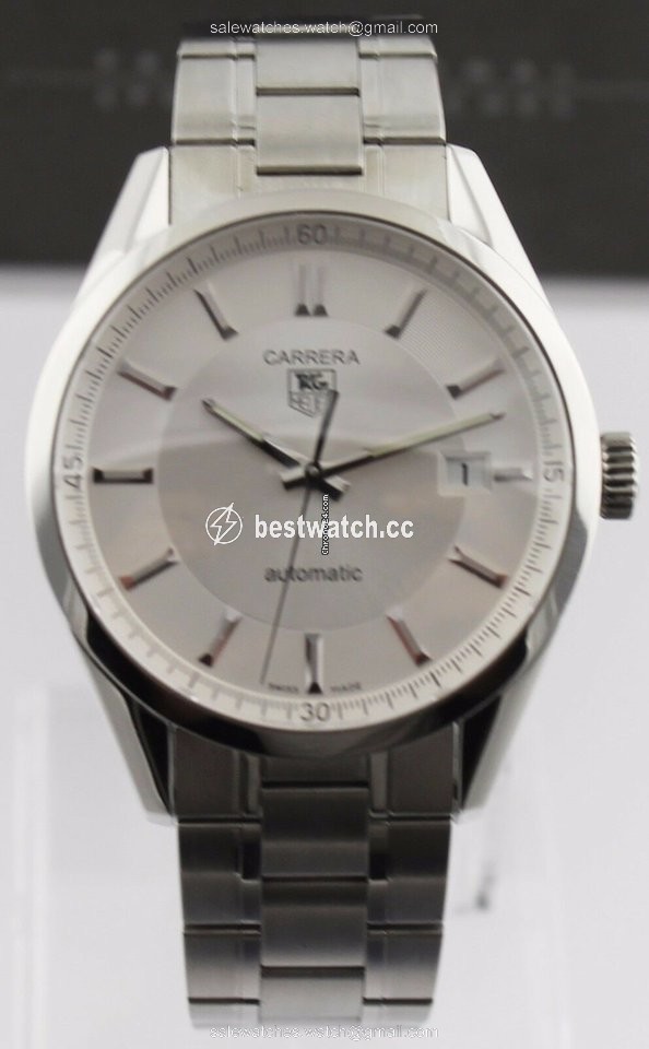 TAG Heuer Carrera Calibre 5 Automatic Steel WV211A-BA0787 Replica 2