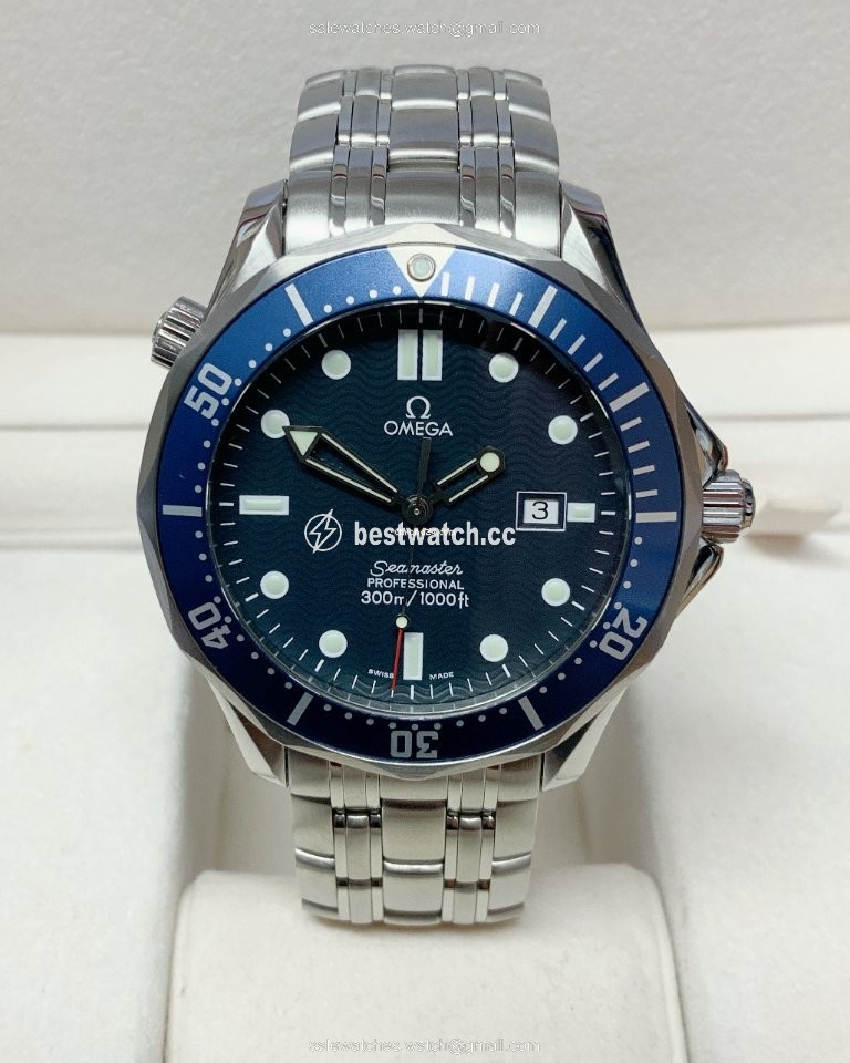 Omega Seamaster Diver 300 M Mens watch Unisex Quartz Steel 2541.80.00 Replica 2