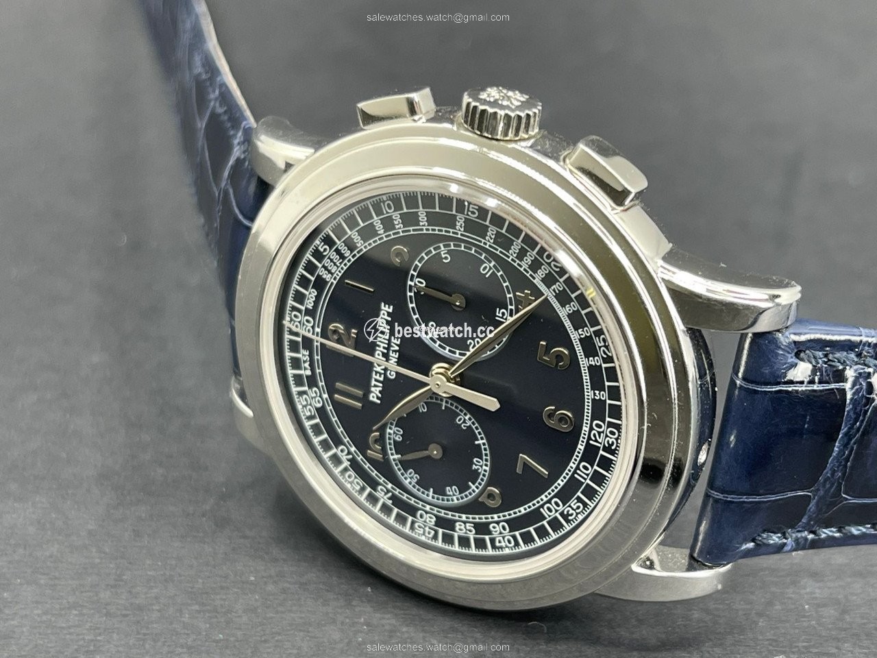 IMG_9085 Patek Philippe Chronograph Manual winding Platinum 5070P-001 Replica 2
