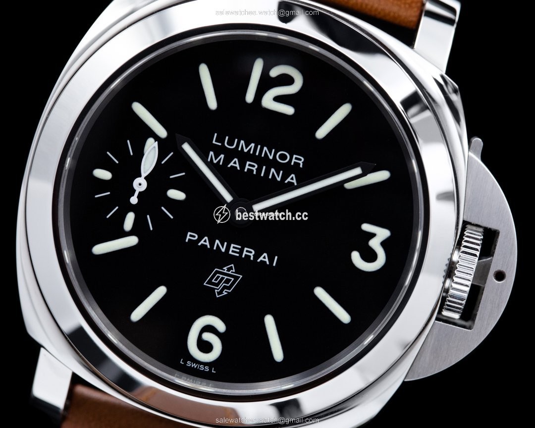IMG_9085 Panerai Luminor Marina Mens watch Unisex Manual winding Steel PAM0005 Replica 2