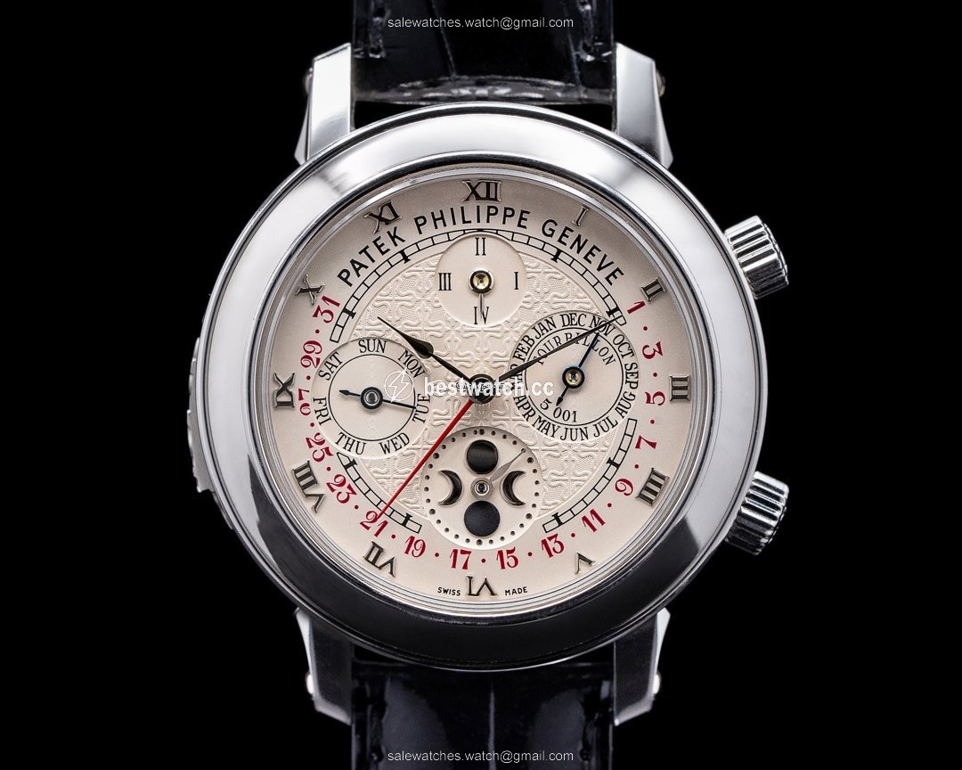 IMG_9085 Patek Philippe Mens watch Unisex Automatic Platinum 5002P-001 Replica 2