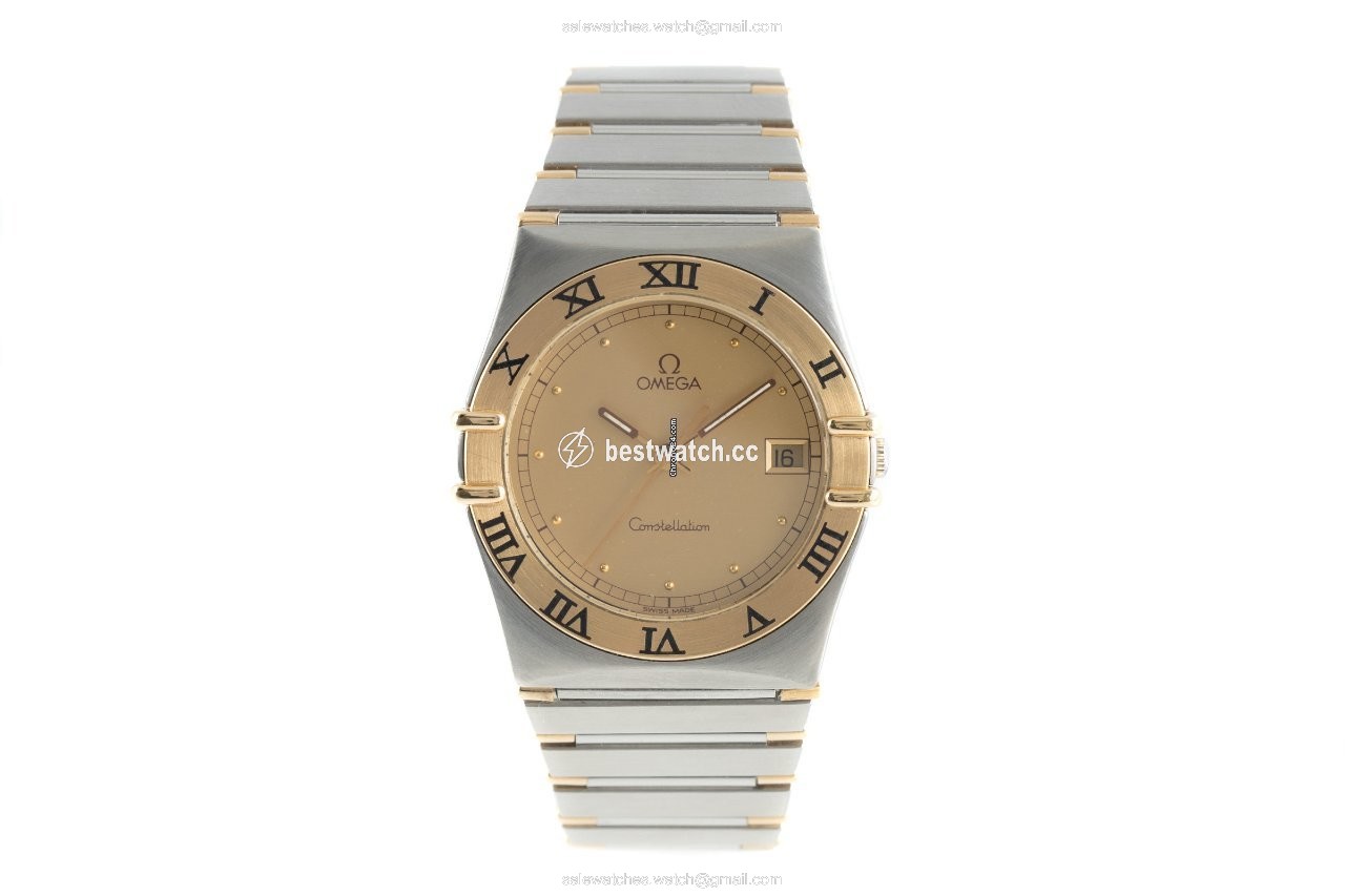 IMG_9085 Omega Constellation Day-Date Mens watch Unisex Quartz Gold Steel 396.1070.1 Replica 2