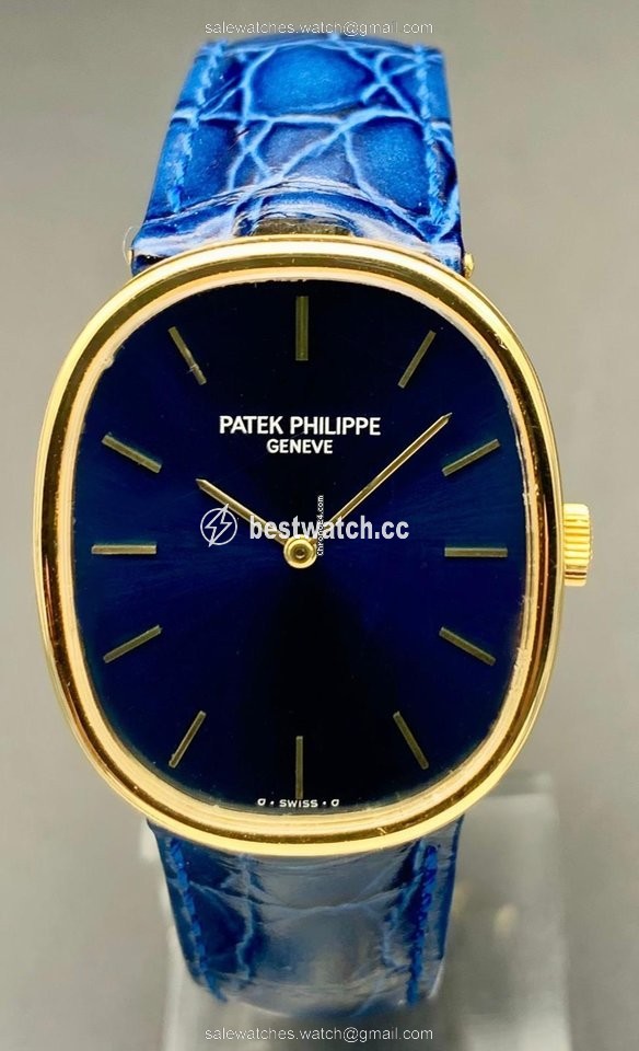 IMG_9085 Patek Philippe Golden Ellipse Mens watch Unisex Manual winding Yellow gold 3648 Replica 2
