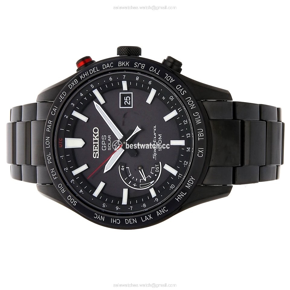 IMG_9085 Seiko Sportura Mens watch Unisex Quartz Steel SSF005 Replica 2