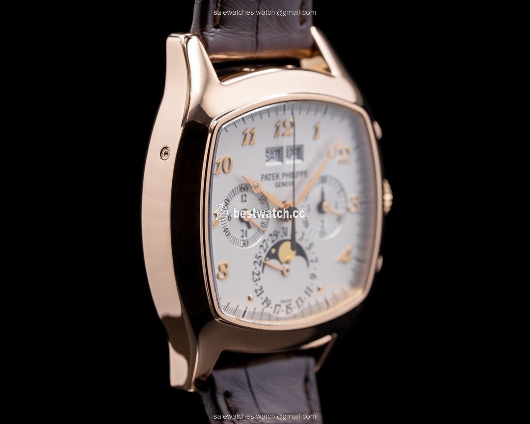Patek Philippe Mens watch Unisex Manual winding Rose gold 5020R Replica 2