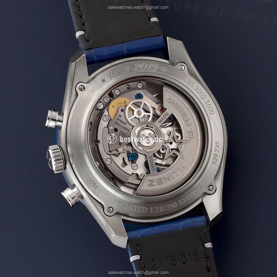 Zenith El Primero Chronomaster Mens watch Unisex Automatic Titanium 95.3002.3600 69.c818 Replica 2