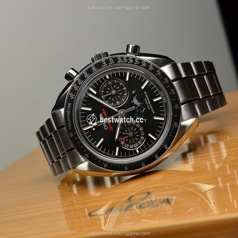 IMG_9085 Omega Speedmaster Professional Moonwatch Moonphase Mens watch Unisex Steel 304.30.44.52.01.001 Replica 2