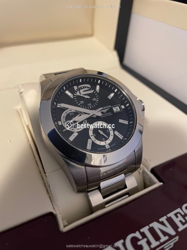 IMG_9085 Longines Conquest Mens watch Unisex Automatic Steel L3.662.4 Replica 2