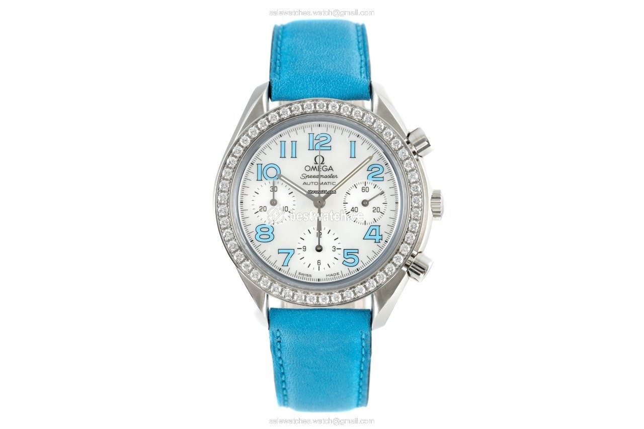 Omega Speedmaster Ladies Chronograph Womens watch Automatic Steel 3835.70.36 Replica 2