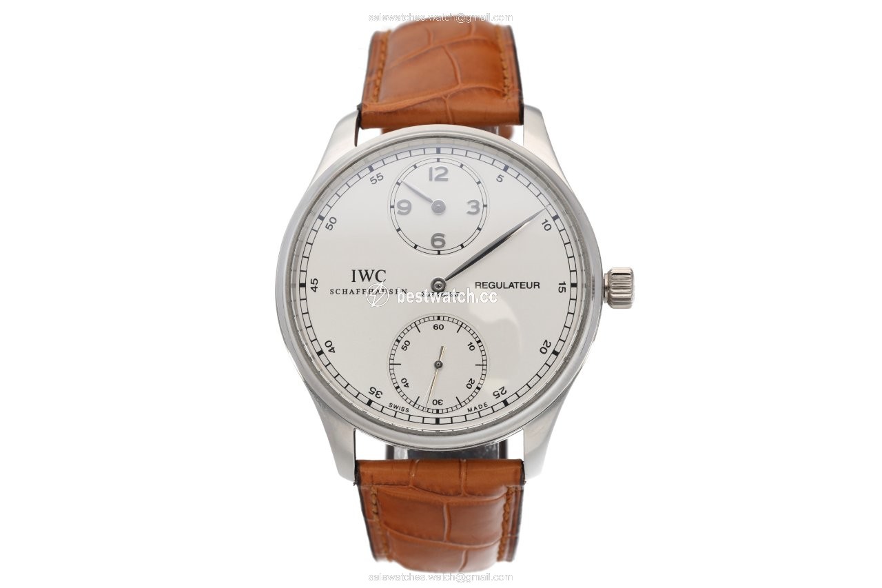 IMG_9085 IWC Portuguese Hand-Wound Mens watch Unisex Manual winding Platinum IW544403 Replica 2