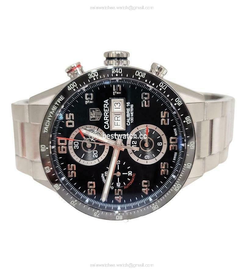 IMG_9085 TAG Heuer Carrera Calibre 16 Automatic Steel CV2A1R Replica 2
