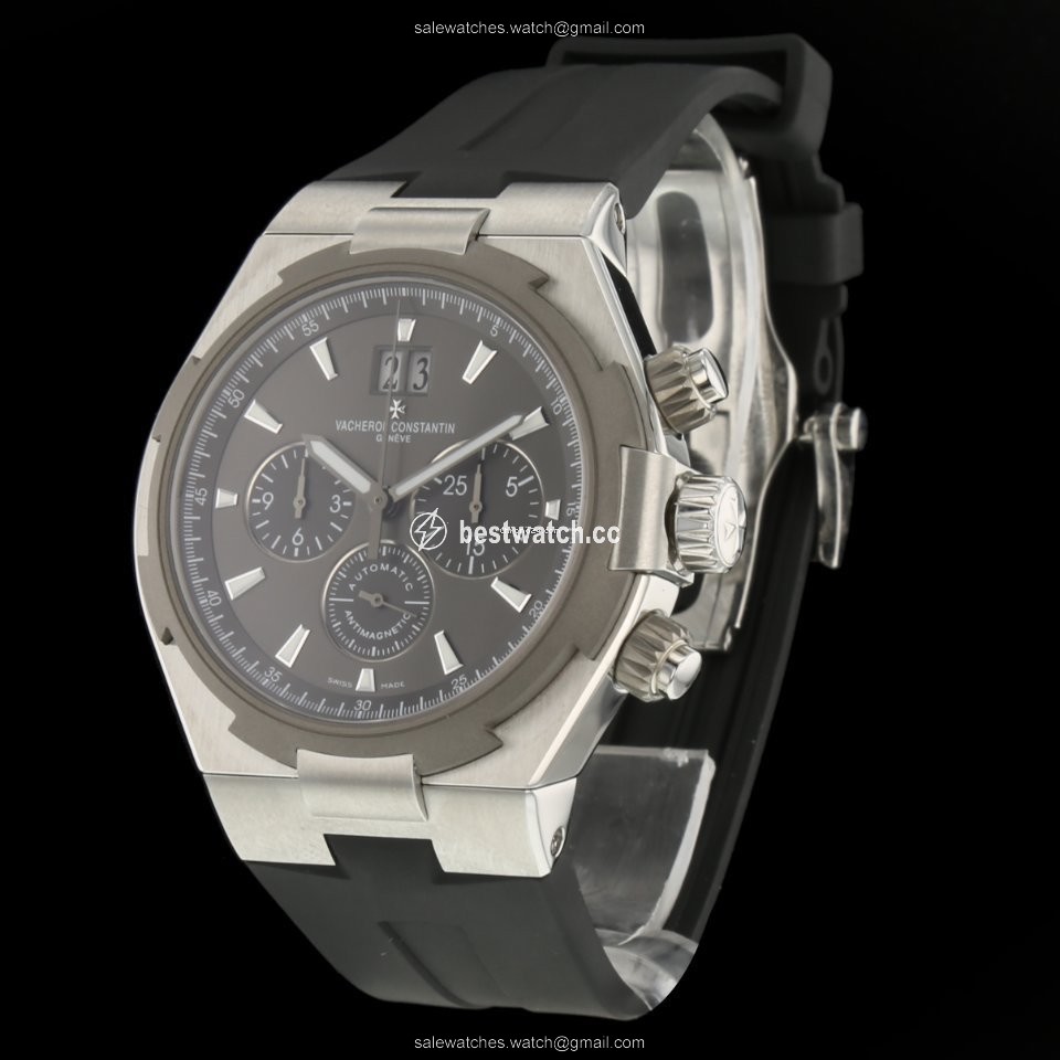 IMG_9085 Vacheron Constantin Overseas Chronograph Mens watch Unisex Automatic Steel 49150 000 Replica 2