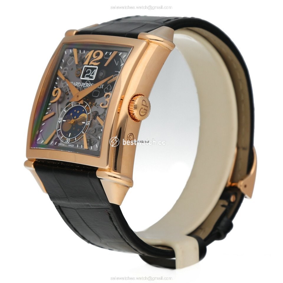 Girard Perregaux Vintage 1945 Mens watch Unisex Automatic Rose gold 25882-52-222-BB6B Replica 2