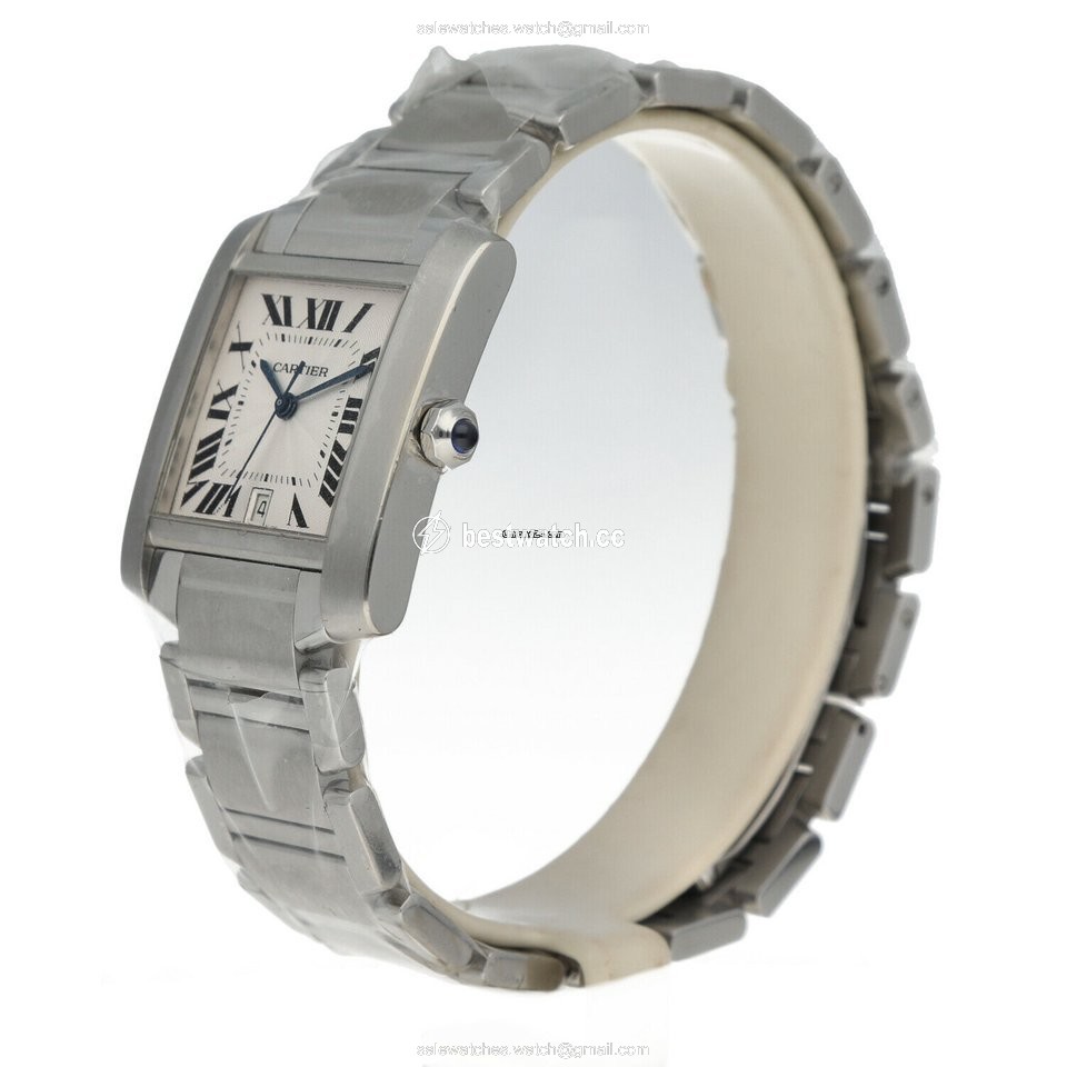 IMG_9085 Cartier Tank Francaise Automatic Steel W5100Q2 Replica 2