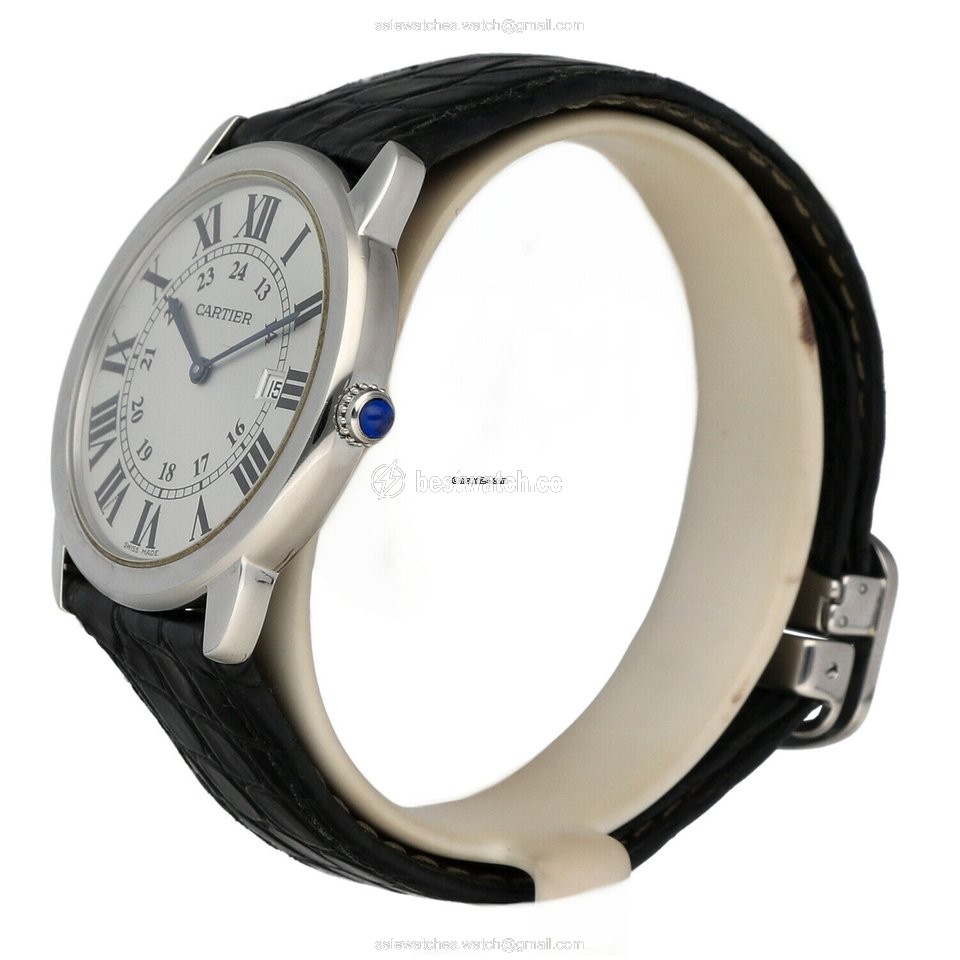 IMG_9085 Cartier Ronde Solo de Cartier Quartz Steel 2934 Replica 2