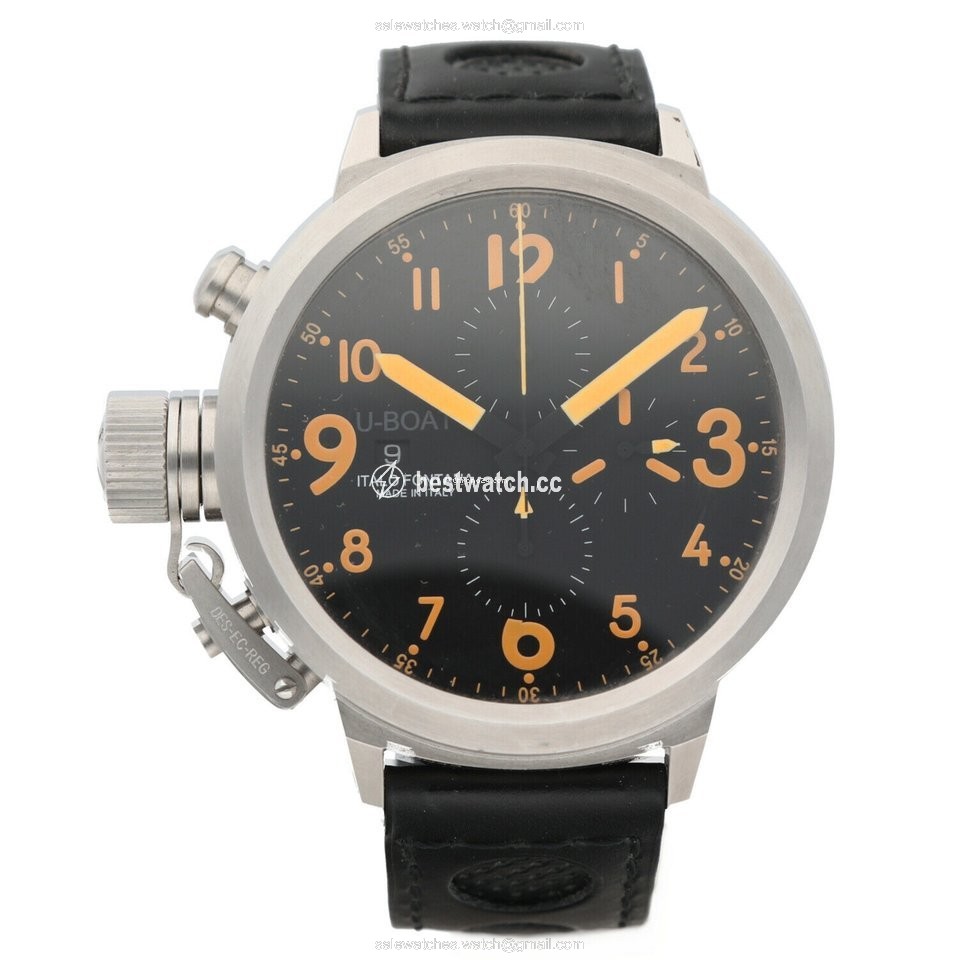 U-Boat Flightdeck Automatic Steel U-7750 50 135.6119 Replica 2
