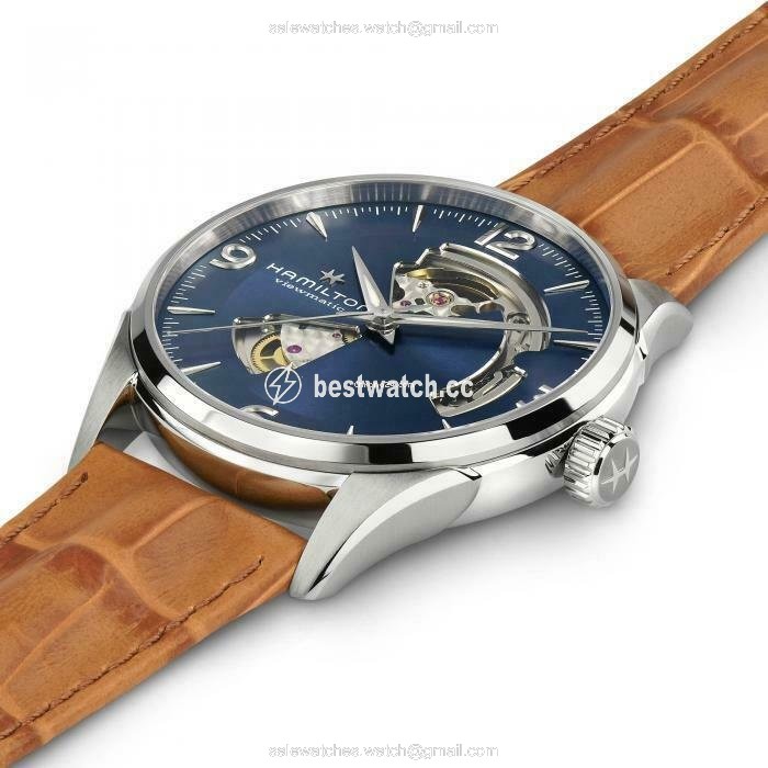 IMG_9085 Hamilton Jazzmaster Open Heart Mens watch Unisex Automatic Steel H32705541 Replica 2