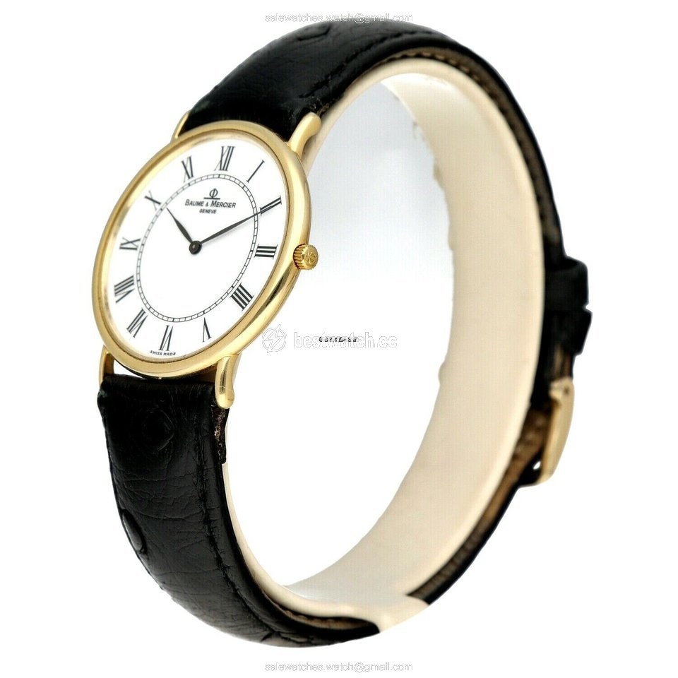 IMG_9085 Baume & Mercier Mens watch Unisex Quartz Yellow gold 95600 Replica 2