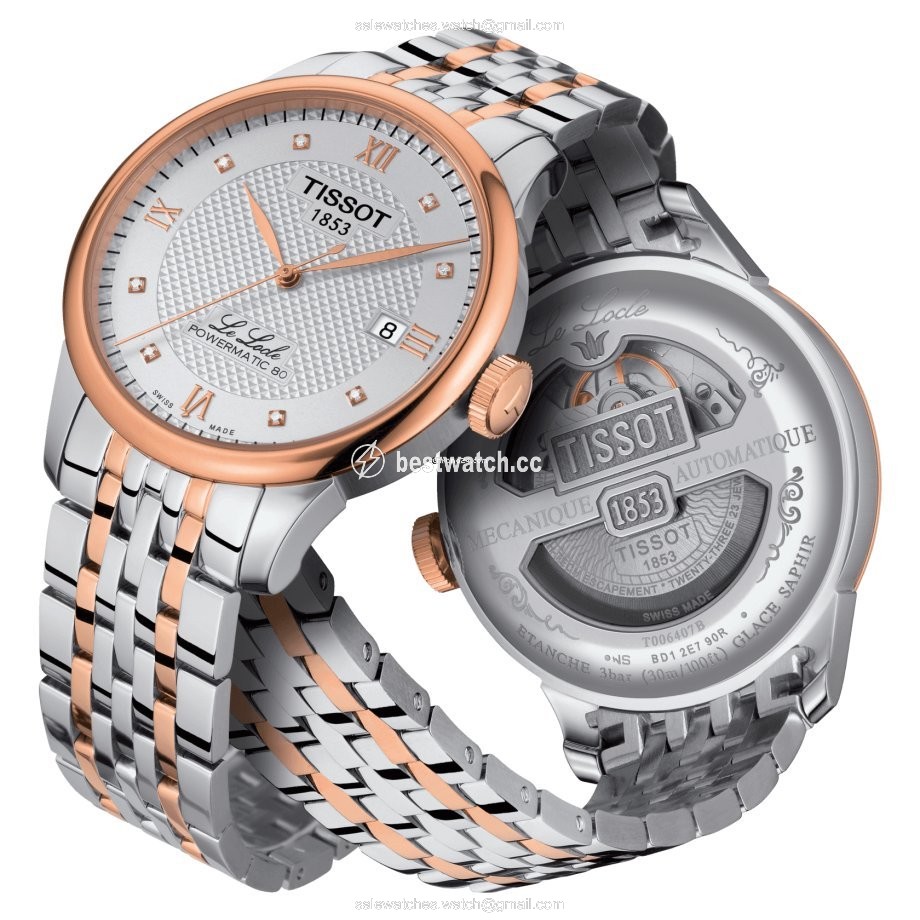 Tissot Le Locle Mens watch Unisex Automatic Steel T006.407.22.036.00 Replica 2